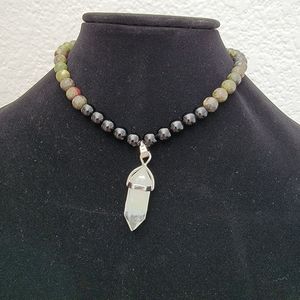 Semiprecious stone necklace